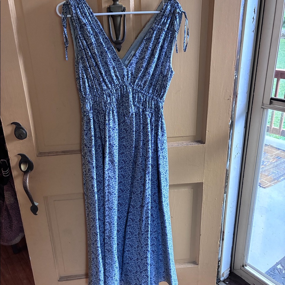 Madewell midi length dress with pockets - Picture 2 of 5
